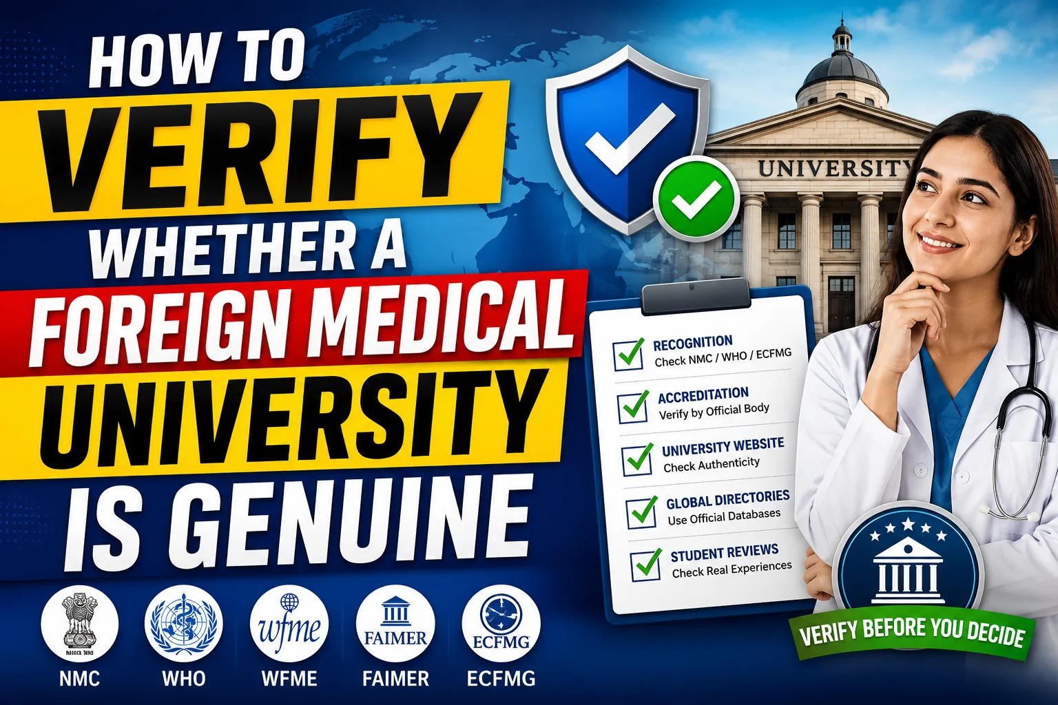 How to Verify Whether a Foreign Medical University Is Genuine